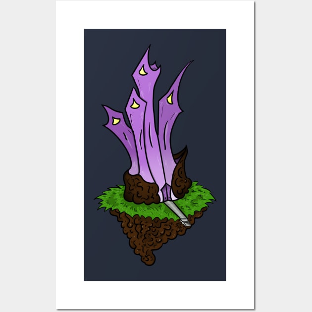 Amethyst Tower Wall Art by GeekVisionProductions